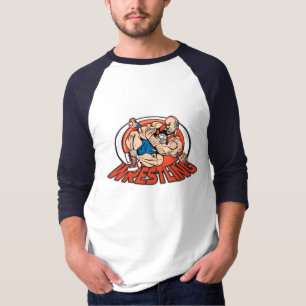 Att brottas kväv hållen tee shirt