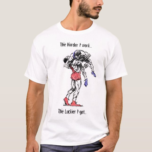 Att brottas, t-shirt (Framsida)