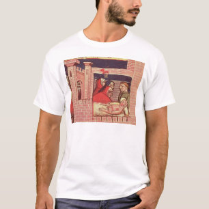 Att bry sig för en sårad man i ett slott t-shirt