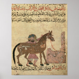 Att bry sig för hästen, illustration poster