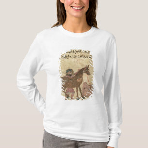 Att bry sig för hästen, illustration tee