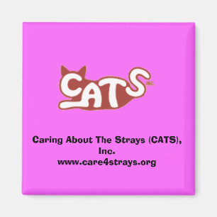 Att bry sig om vilsekommet djur (CATS), Inc. Magnet