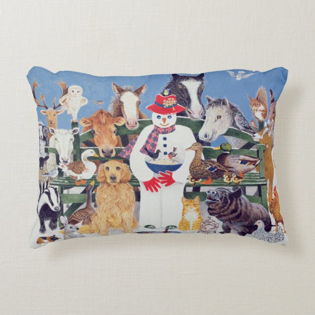 Att bry sig prydnadskudde (Framsidan)