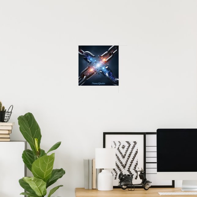 Att bryta sig fri – explosiv kraftkedja poster (Hemmakontoret)