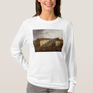 Att bygga fungerar på Friedrichstrasse i Berlin Tee Shirt