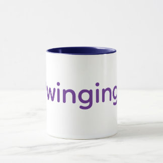 Att chansa en minimal typografi mugg