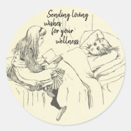 Att charma barnens bild kommer snart runt klistermärke