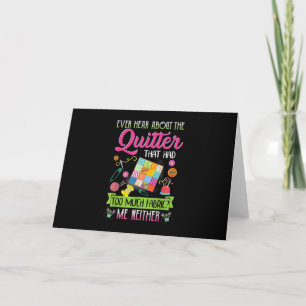 Att citera kvinnor citat om Quilter Kort