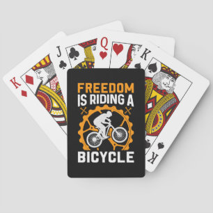 Att cykla konstfriheten är att riva en cykel casinokort