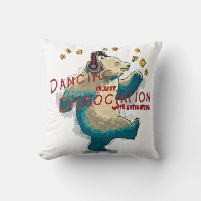 Att dansa är bara att skilja från extra.. kudde (Framsida)