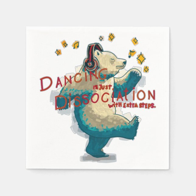 Att dansa är bara att skilja från extra.. pappersservett (Framsidan)