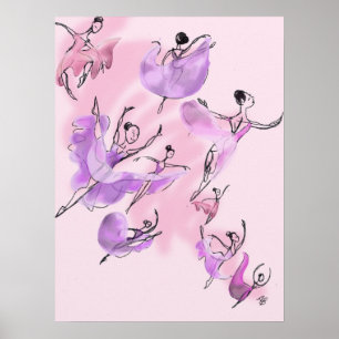 "Att dansa för nio damer", Poster