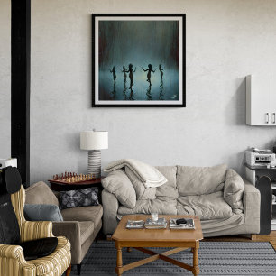 Att dansa i regnet poster