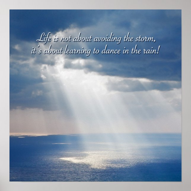 Att dansa i regnet poster (Framsidan)