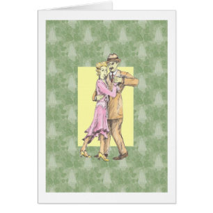 Att dansa kopplar ihop hälsningskort