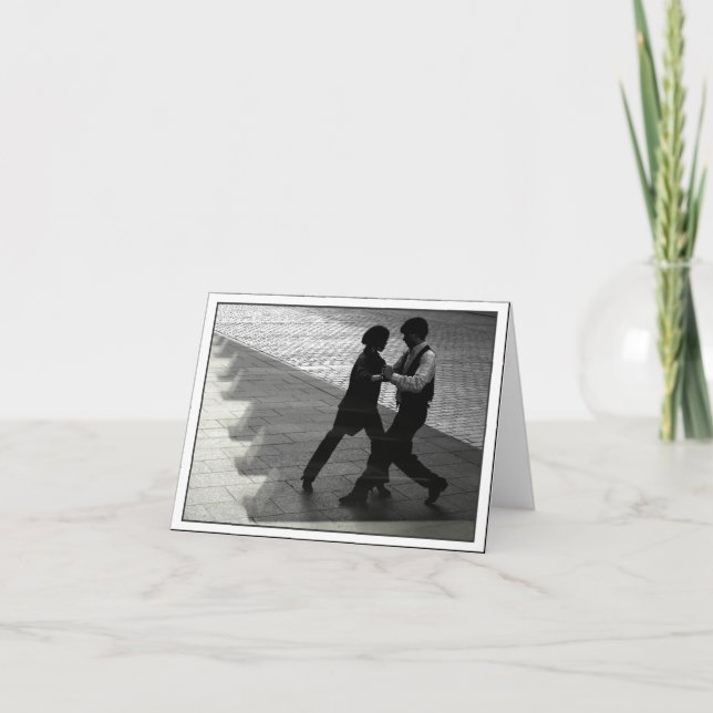 Att dansa kopplar ihop Notecard Kort (Framsida)