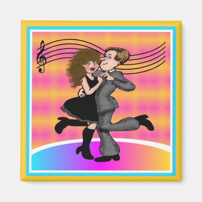 Att dansa nattetid magnet (Framsidan)