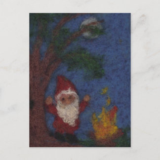 Att dansa runt elden vykort