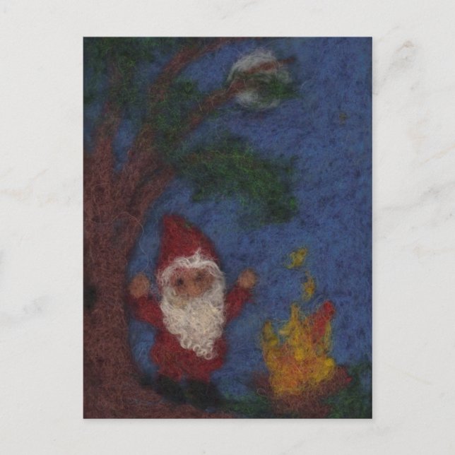 Att dansa runt elden vykort (Framsida)