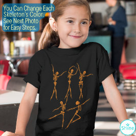 Att dansa skeleton ballet dancer ballerina roligt t shirt