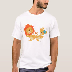 Att dansa som är lejont, kopplar ihop T-tröja Tee