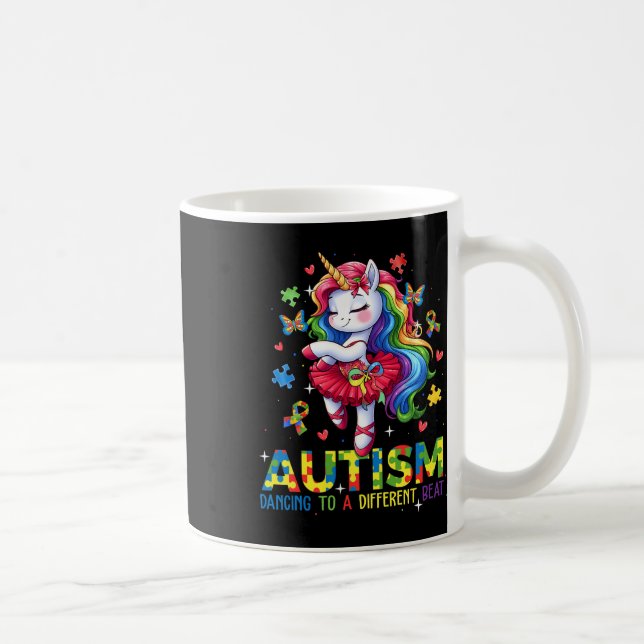 Att dansa till ett annat slag för enstämmighet kaffemugg (Höger)