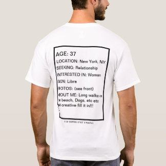 Att datera profilerar T-tröja T Shirt