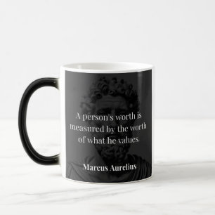 Att definiera värde: Marcus Aurelius om värderinga Magisk Mugg