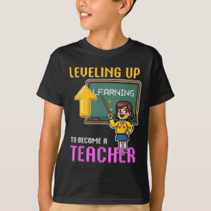 Att dela upp lärarexamen till skolleksflickor t shirt