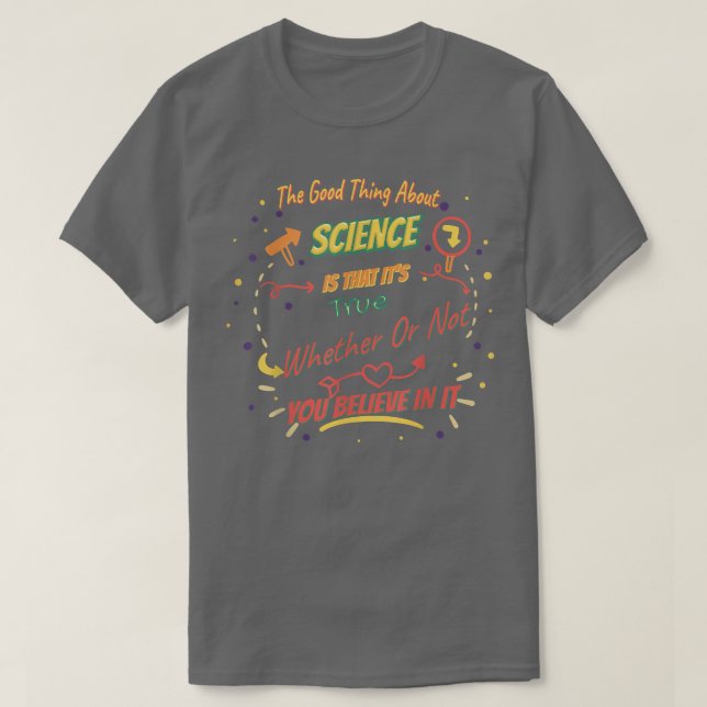 Att det är sant - Science Funny 2366 T Shirt (Design framsida)