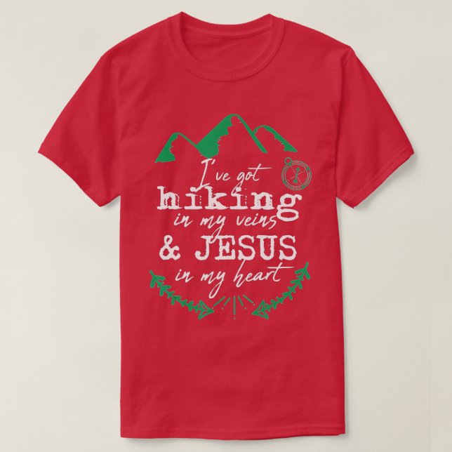 Att döda Christian Jesus utomhus Hiker Manar Women T Shirt (Design framsida)