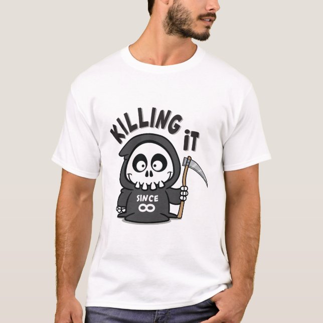 Att döda det Grim Reaper Manar-Shirt T Shirt (Framsida)