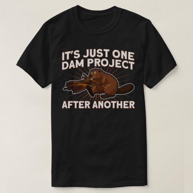 Att dölja sitt enda dammprojekt efter ett annat tr t shirt (Design framsida)