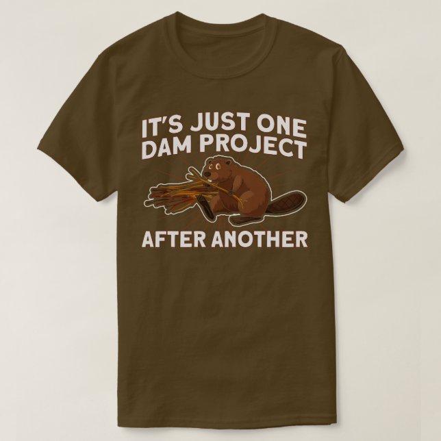 Att dölja sitt enda dammprojekt efter ett annat tr t shirt (Design framsida)