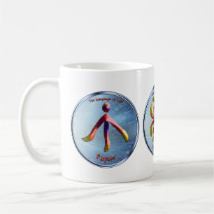 Att doppa på symbolen Syfte Kaffemugg