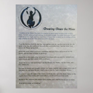 Att dra besegrar måneaffischen poster