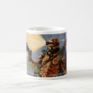 Att dra sig tillbaka grävskopamuggen kaffemugg