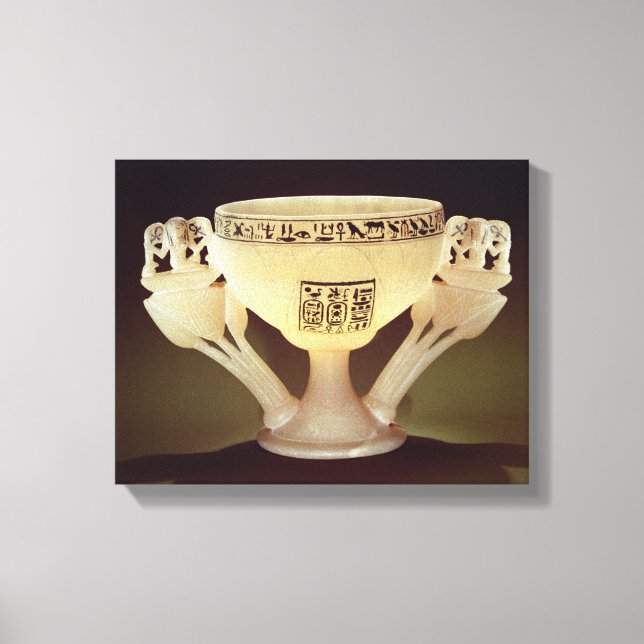 Att dricka kopp i form av en halvöppen canvastryck (Framsida)