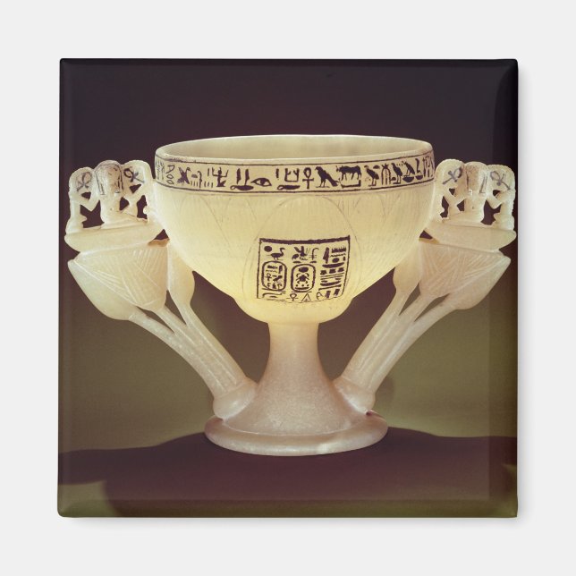 Att dricka kopp i form av en halvöppen magnet (Framsidan)