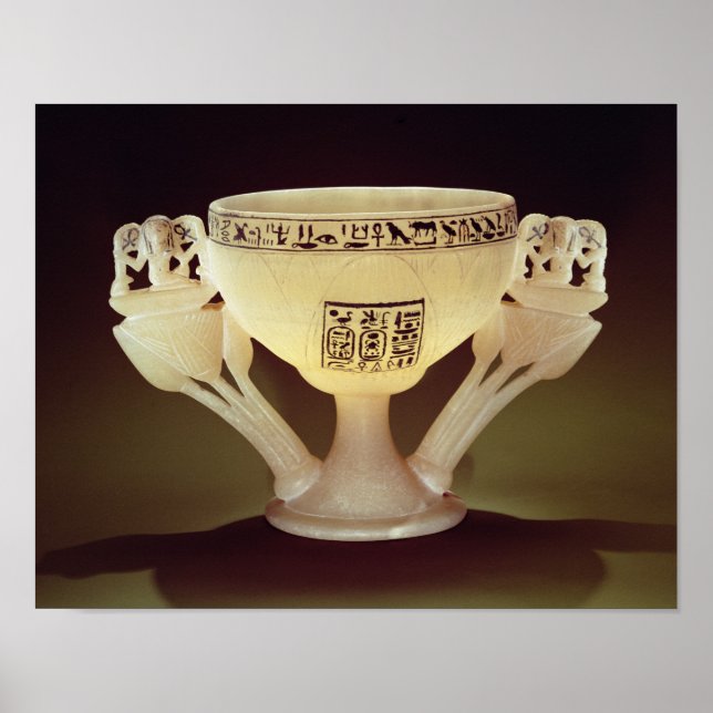 Att dricka kopp i form av en halvöppen poster (Framsidan)