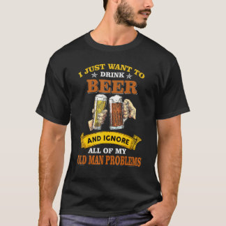 Att dricka öl och ignorera alla gamla problem t shirt
