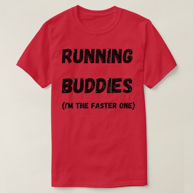 Att driva budskapet är det snabbaste Springa T Shirt (Design framsida)