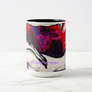 Att drömma av dig rånar Två-Tonad mugg