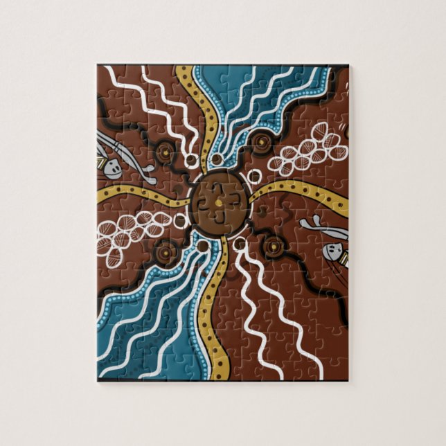 Att drömma för sköldpaddaägg pricker konst pussel (Vertikal)