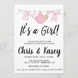 Att drömma om att det är en flicka inbjudningar