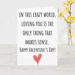 Att du älskar allt - Valentine Kort