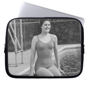 Att dyka stiger ombord laptop sleeve