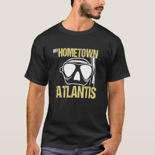 Att dyka upp dykarmask är atlantisk. t shirt