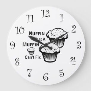 Att en muffin inte kan laga väggklocka