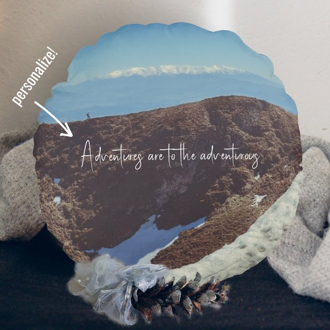 Att erövra toppmötet rund kudde (Skapare uppladdad)